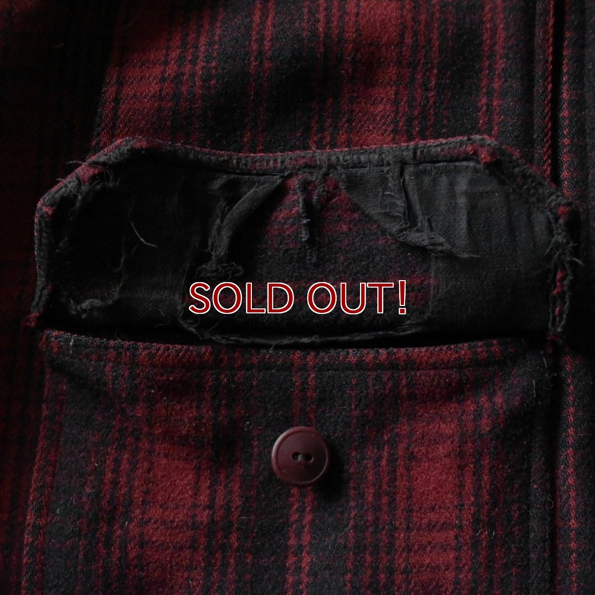画像12: 1930-40s WOOLRICH ウールハンティングコート　 "MADE IN USA"　 表記40  (12)