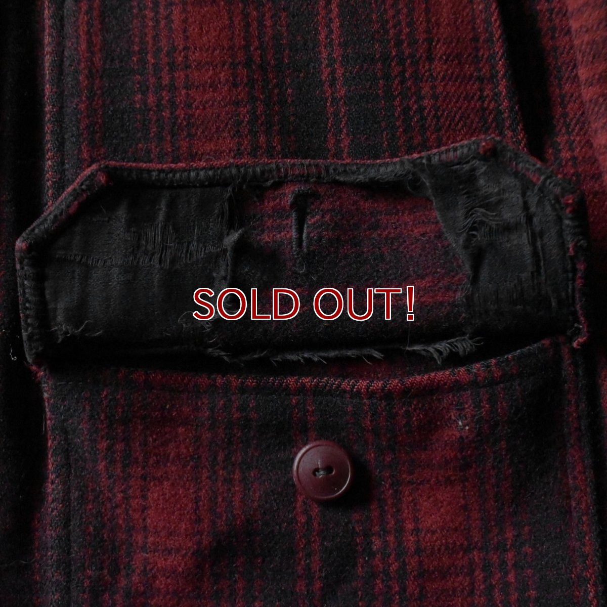 画像13: 1930-40s WOOLRICH ウールハンティングコート　 "MADE IN USA"　 表記40  (13)