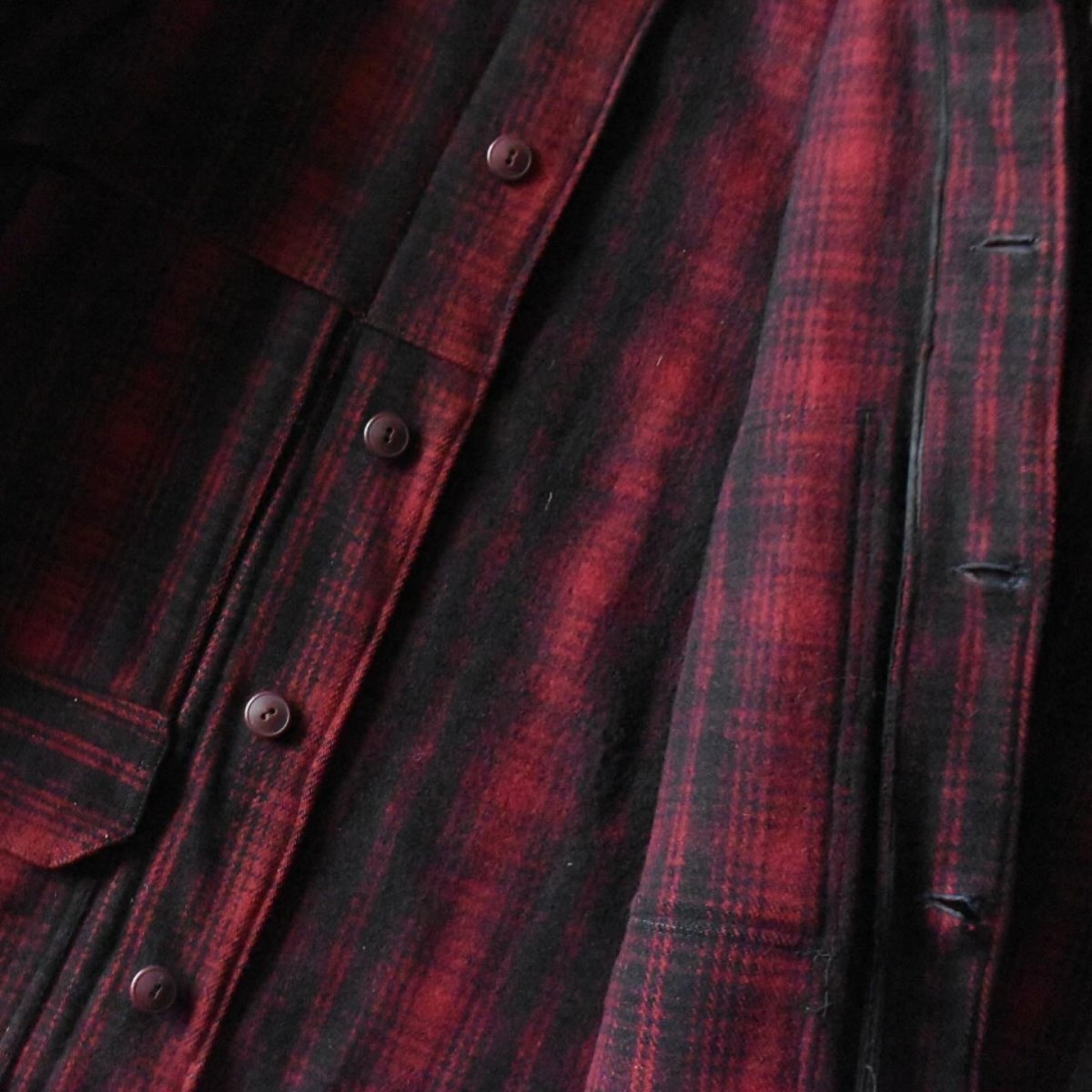 画像8: 1930-40s WOOLRICH ウールハンティングコート　 "MADE IN USA"　 表記40  (8)