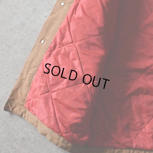 画像12: 1960s SEARS ブラウンダックカバーオール　 /キルティングライナー　 "MADE IN USA"　 実寸L 