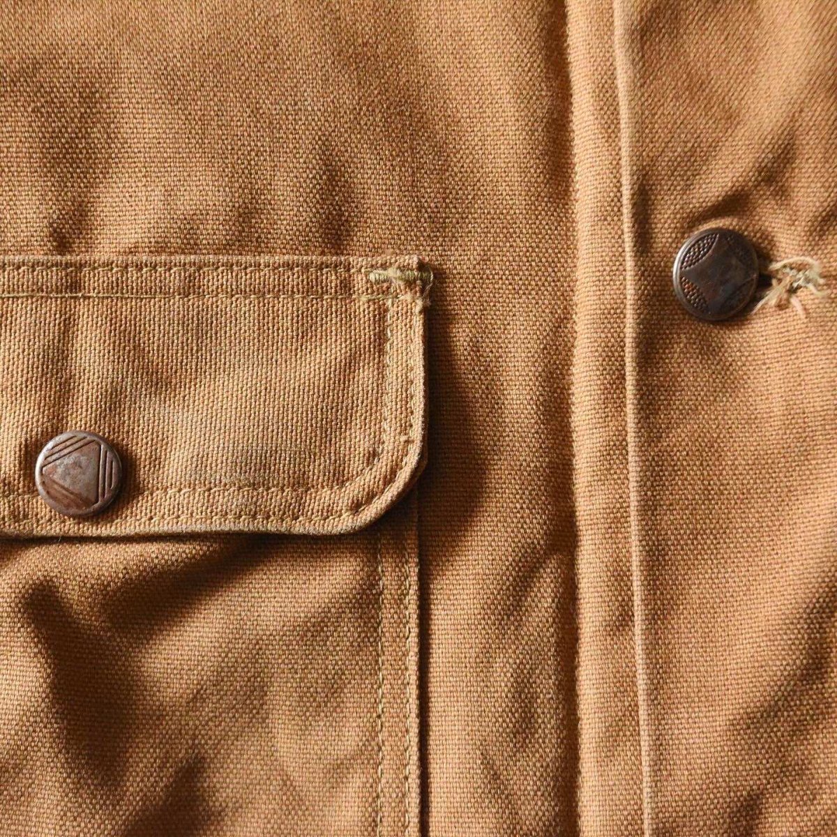 画像8: 1960s SEARS ブラウンダックカバーオール　 /キルティングライナー　 "MADE IN USA"　 実寸L  (8)