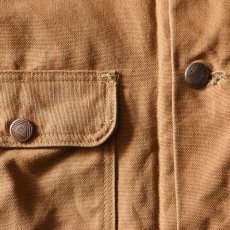 画像8: 1960s SEARS ブラウンダックカバーオール　 /キルティングライナー　 "MADE IN USA"　 実寸L  (8)