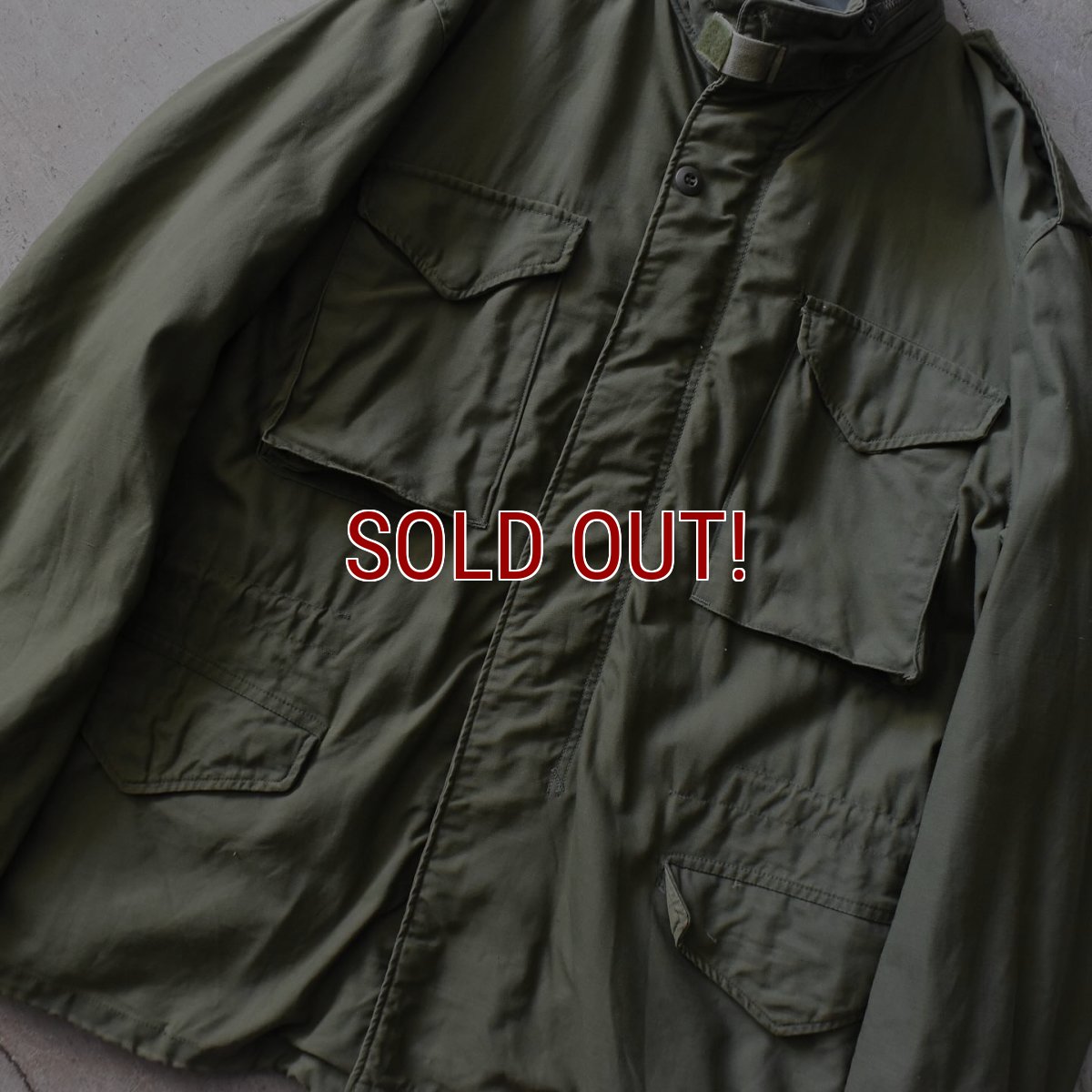 画像2: 1960s ALPHA INDUSTRIES,INC. M-65 フィールドジャケット　 "2ND MODEL /GRAY LINER"　 表記LARGE-REGULAR  (2)