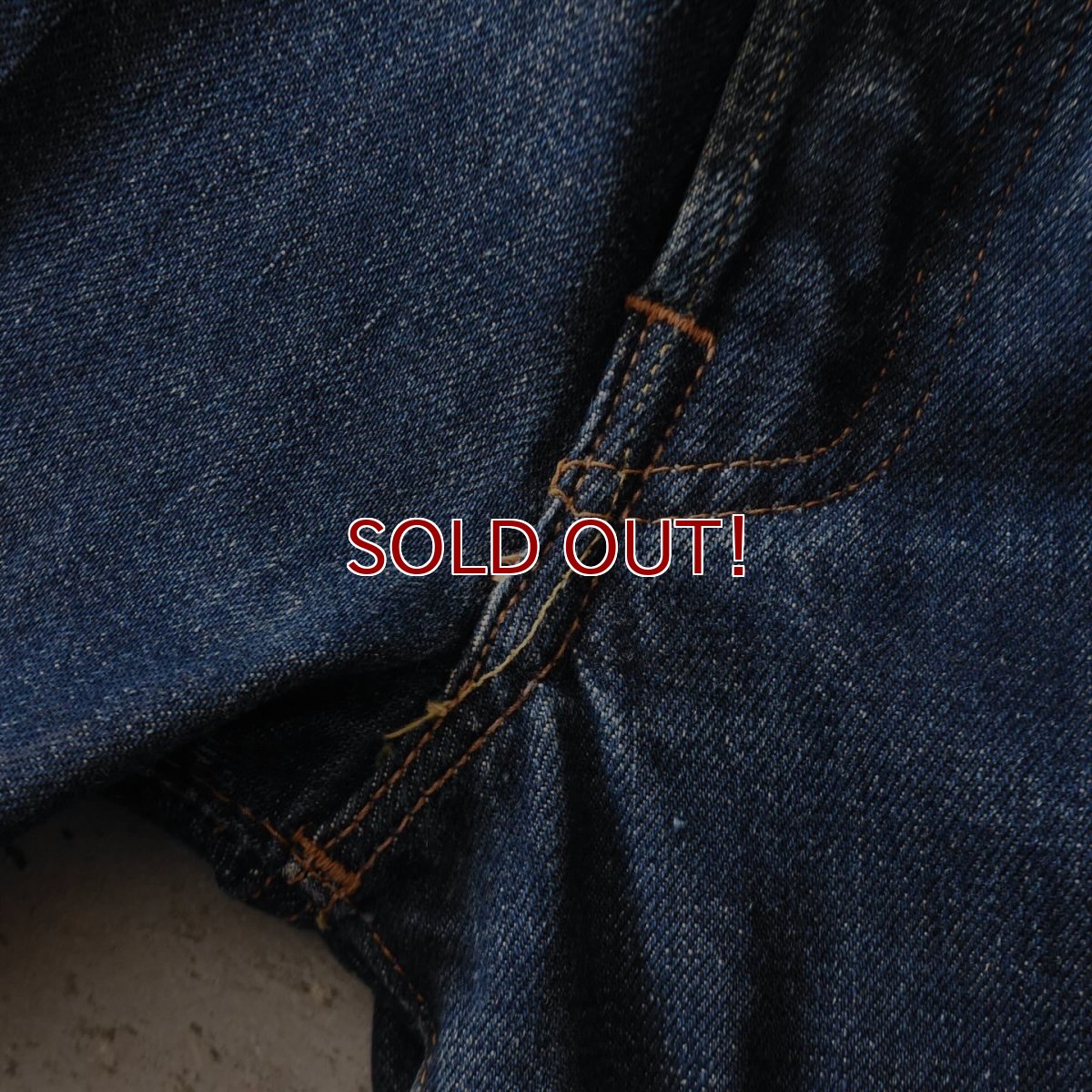 画像9: 1960s LEVI'S 501E　 "WAIST SINGLE"　 実寸W90cm L78cm  (9)