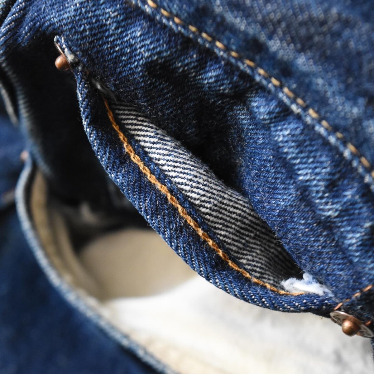 画像11: 1960s LEVI'S 501E　 "WAIST SINGLE"　 実寸W90cm L78cm  (11)