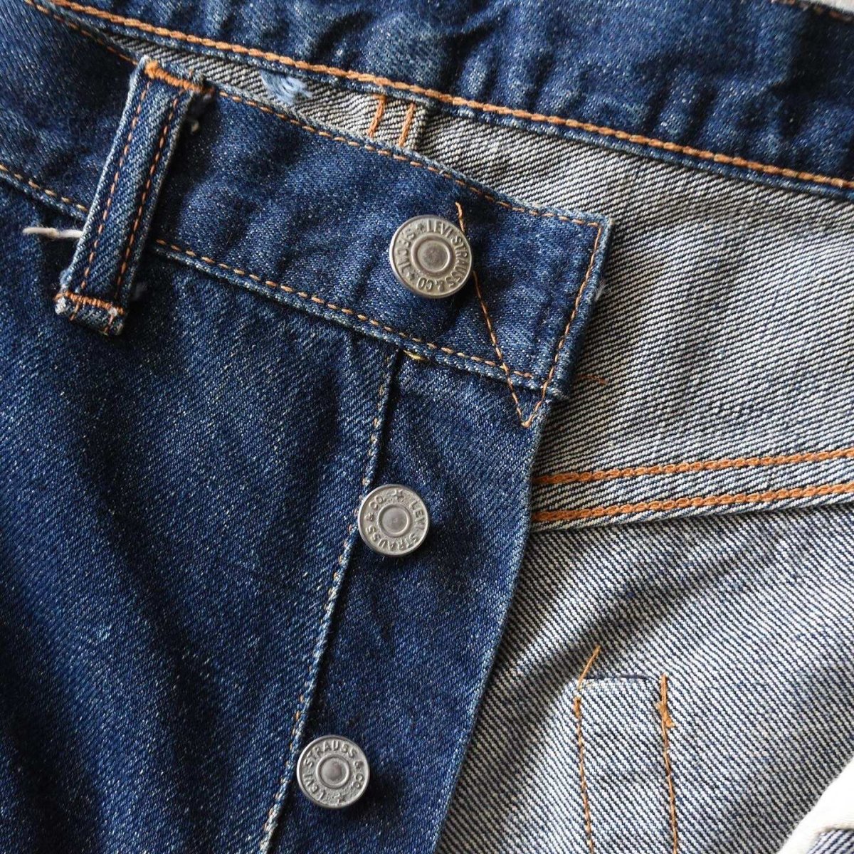 画像6: 1960s LEVI'S 501E　 "WAIST SINGLE"　 実寸W90cm L78cm  (6)