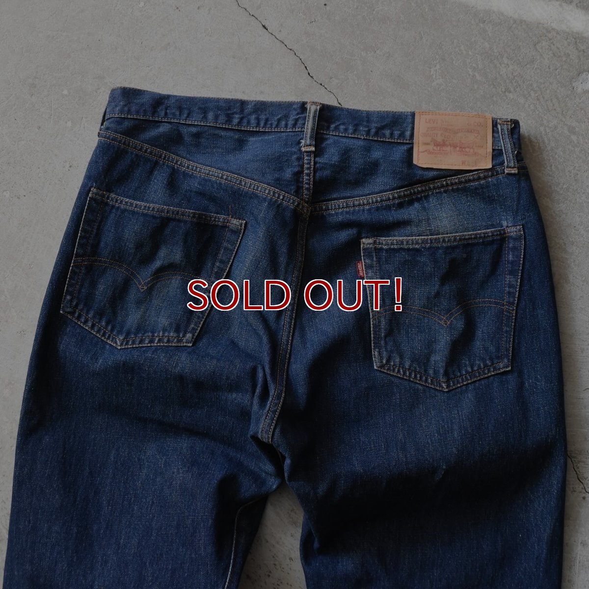 画像16: 1960s LEVI'S 501E　 "WAIST SINGLE"　 実寸W90cm L78cm  (16)