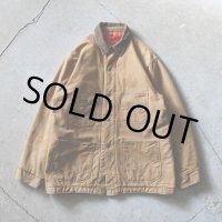 1960s SEARS ブラウンダックカバーオール　 /キルティングライナー　 "MADE IN USA"　 実寸L 