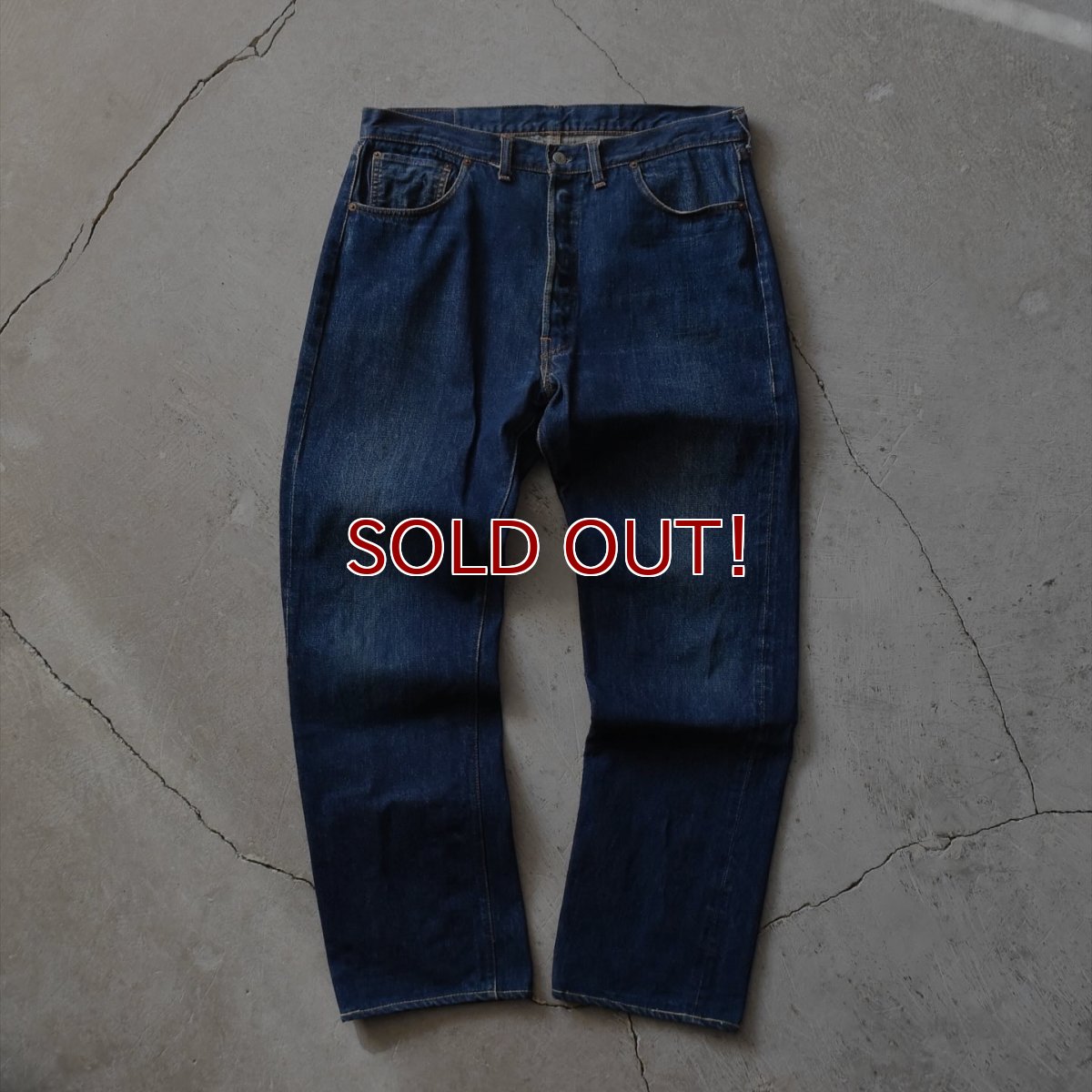 画像19: 1960s LEVI'S 501E　 "WAIST SINGLE"　 実寸W90cm L78cm  (19)