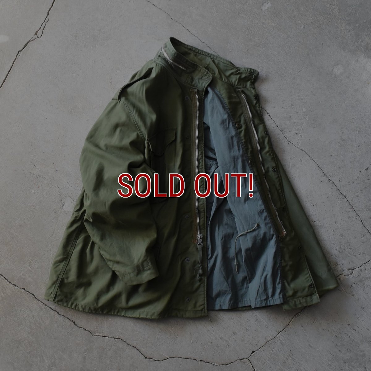 画像1: 1960s ALPHA INDUSTRIES,INC. M-65 フィールドジャケット　 "2ND MODEL /GRAY LINER"　 表記LARGE-REGULAR  (1)