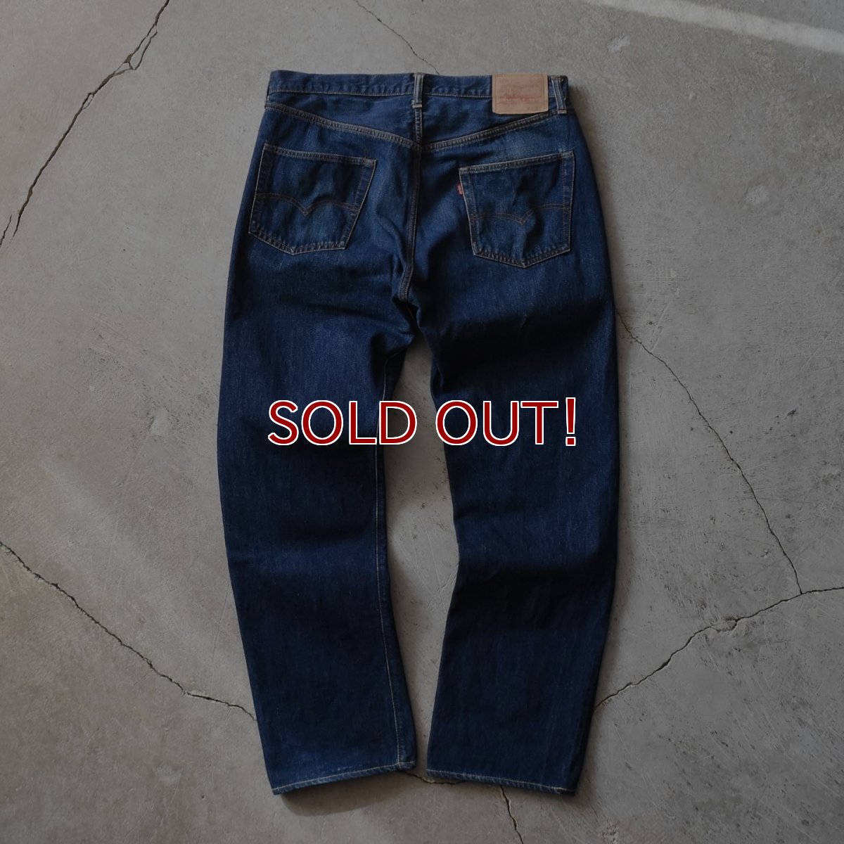 画像20: 1960s LEVI'S 501E　 "WAIST SINGLE"　 実寸W90cm L78cm  (20)