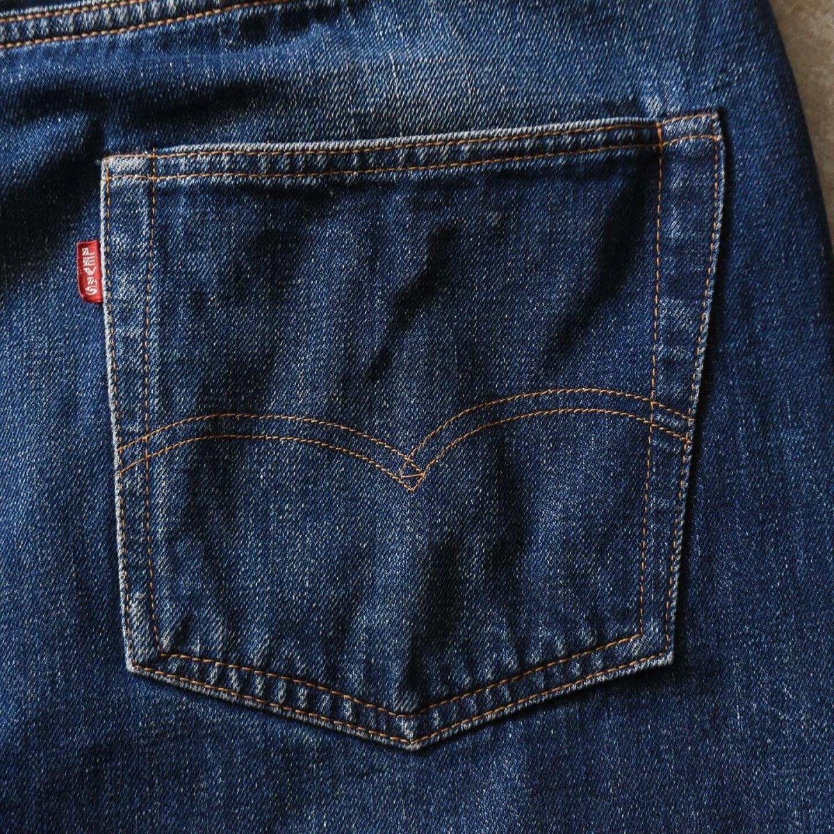 画像17: 1960s LEVI'S 501E　 "WAIST SINGLE"　 実寸W90cm L78cm  (17)