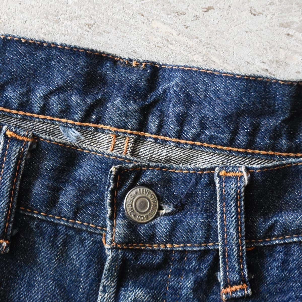 画像5: 1960s LEVI'S 501E　 "WAIST SINGLE"　 実寸W90cm L78cm  (5)