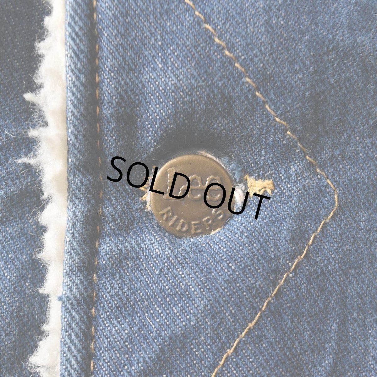 画像8: 1980s LEE STORM RIDER デニムボアジャケット　 MADE IN USA　 実寸M  (8)