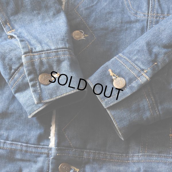 画像10: 1980s LEE STORM RIDER デニムボアジャケット  MADE IN USA  実寸M