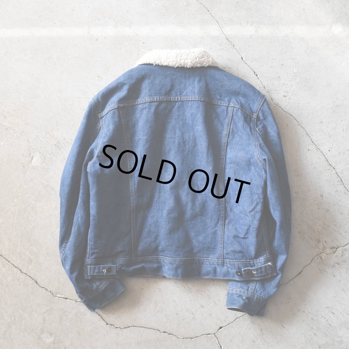 画像2: 1980s LEE STORM RIDER デニムボアジャケット　 MADE IN USA　 実寸M  (2)