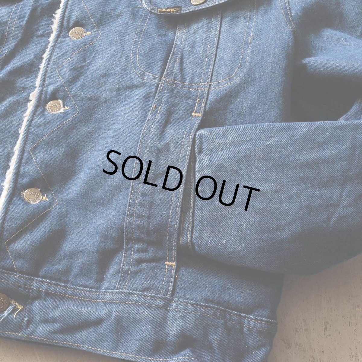 画像9: 1980s LEE STORM RIDER デニムボアジャケット　 MADE IN USA　 実寸M  (9)