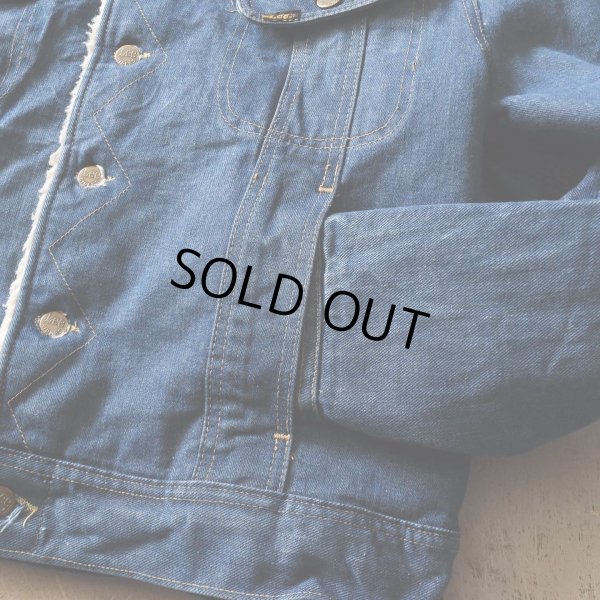 画像9: 1980s LEE STORM RIDER デニムボアジャケット  MADE IN USA  実寸M