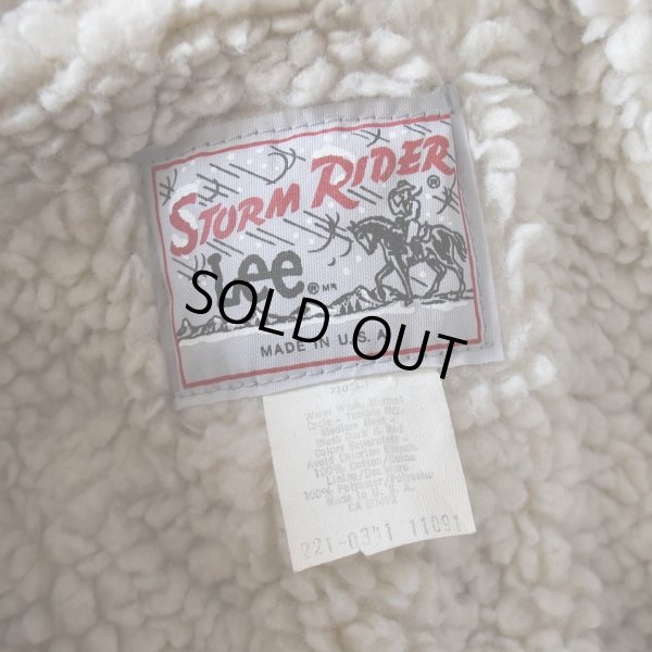 画像4: 1980s LEE STORM RIDER デニムボアジャケット  MADE IN USA  実寸M