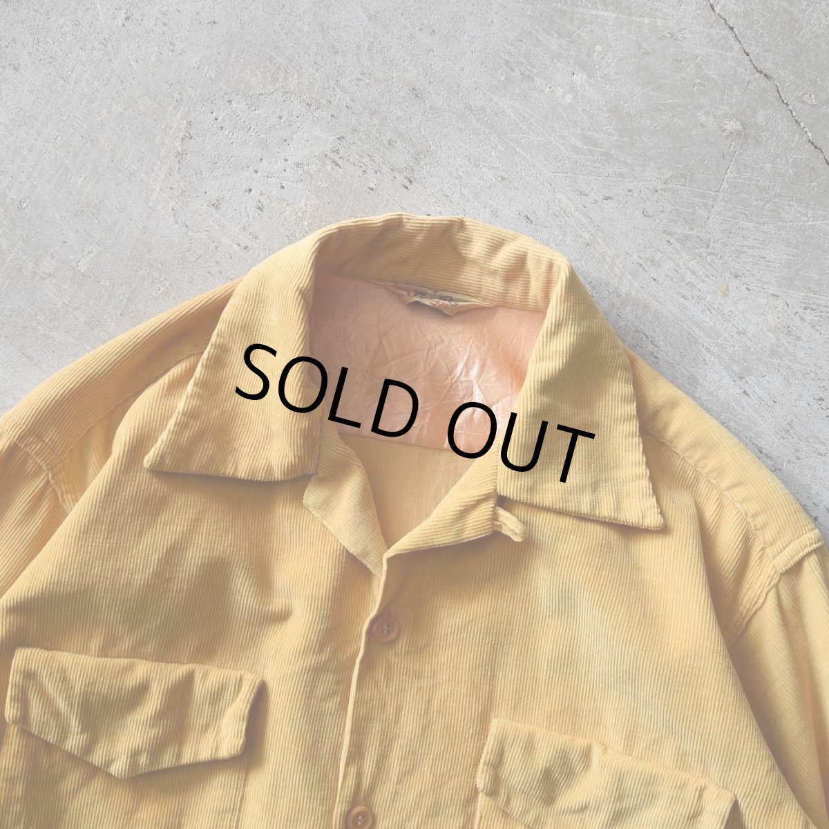 画像4: 1950s CROSS ROADS コーデュロイシャツ　 表記M  (4)