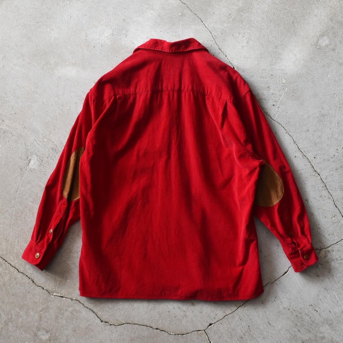 画像2: 1990s RALPH LAUREN COUNTRY コーデュロイシャツ　 "ELBOW PATCH"　 表記M  (2)
