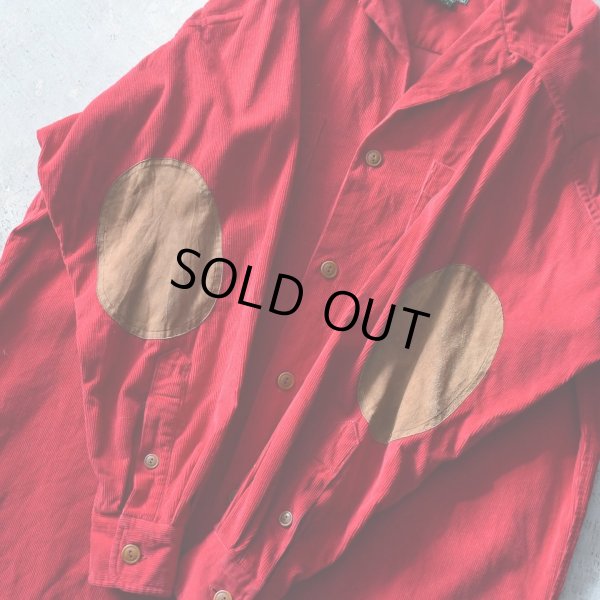 画像8: 1990s RALPH LAUREN COUNTRY コーデュロイシャツ　 "ELBOW PATCH"　 表記M 