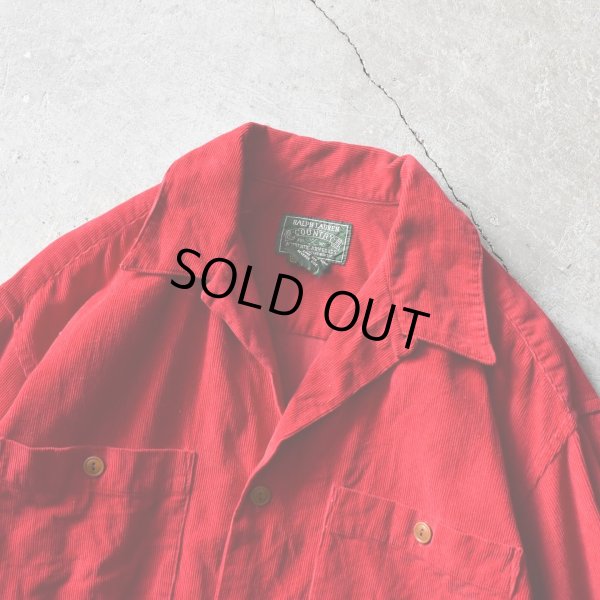 画像4: 1990s RALPH LAUREN COUNTRY コーデュロイシャツ　 "ELBOW PATCH"　 表記M 
