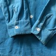 画像10: 1950s コーデュロイシャツ　 "TURQUOISE BLUE"　 実寸M 