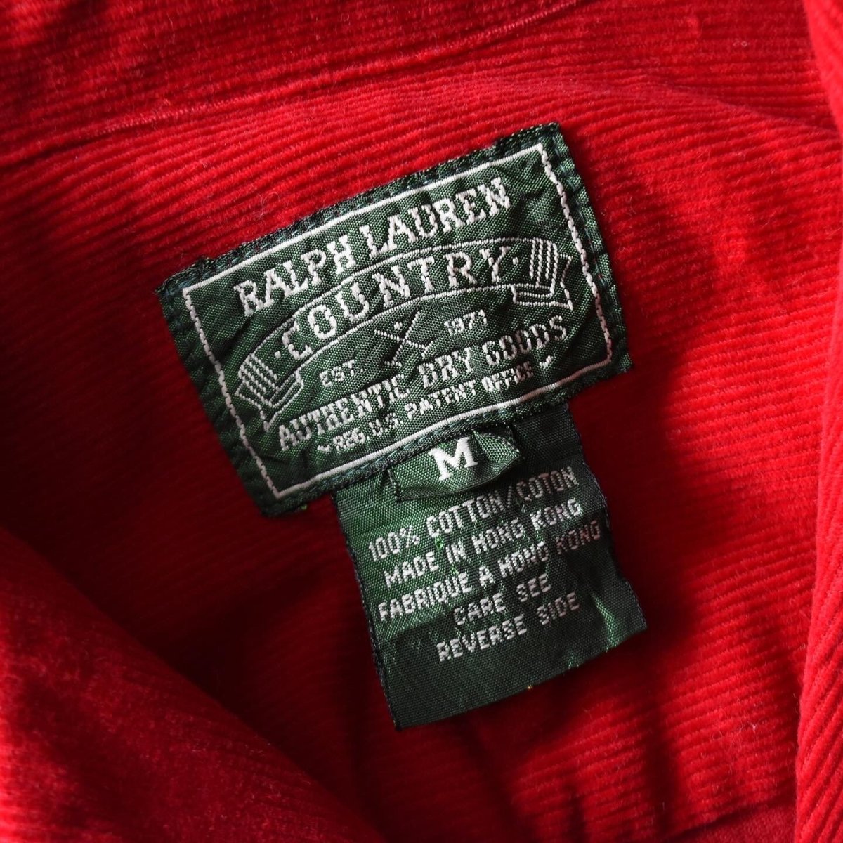 画像3: 1990s RALPH LAUREN COUNTRY コーデュロイシャツ　 "ELBOW PATCH"　 表記M  (3)