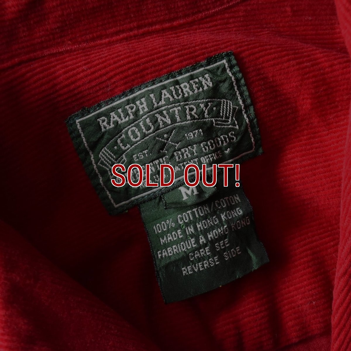 画像3: 1990s RALPH LAUREN COUNTRY コーデュロイシャツ　 "ELBOW PATCH"　 表記M  (3)