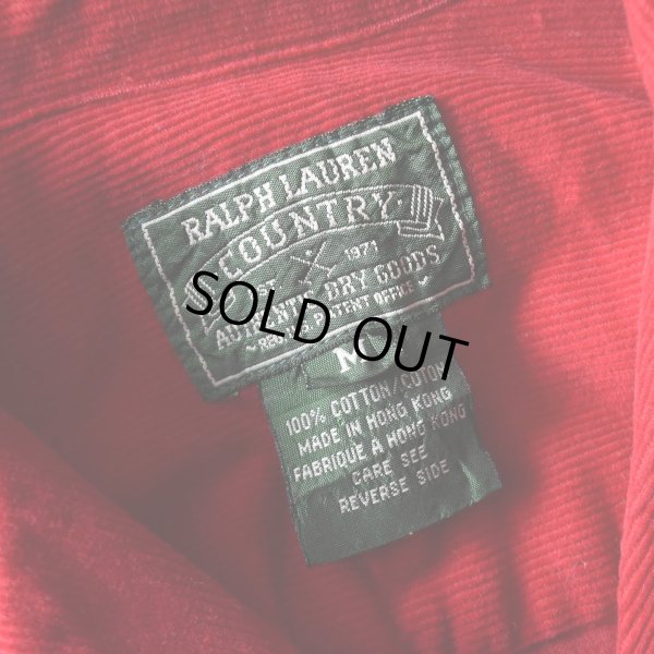 画像3: 1990s RALPH LAUREN COUNTRY コーデュロイシャツ　 "ELBOW PATCH"　 表記M 