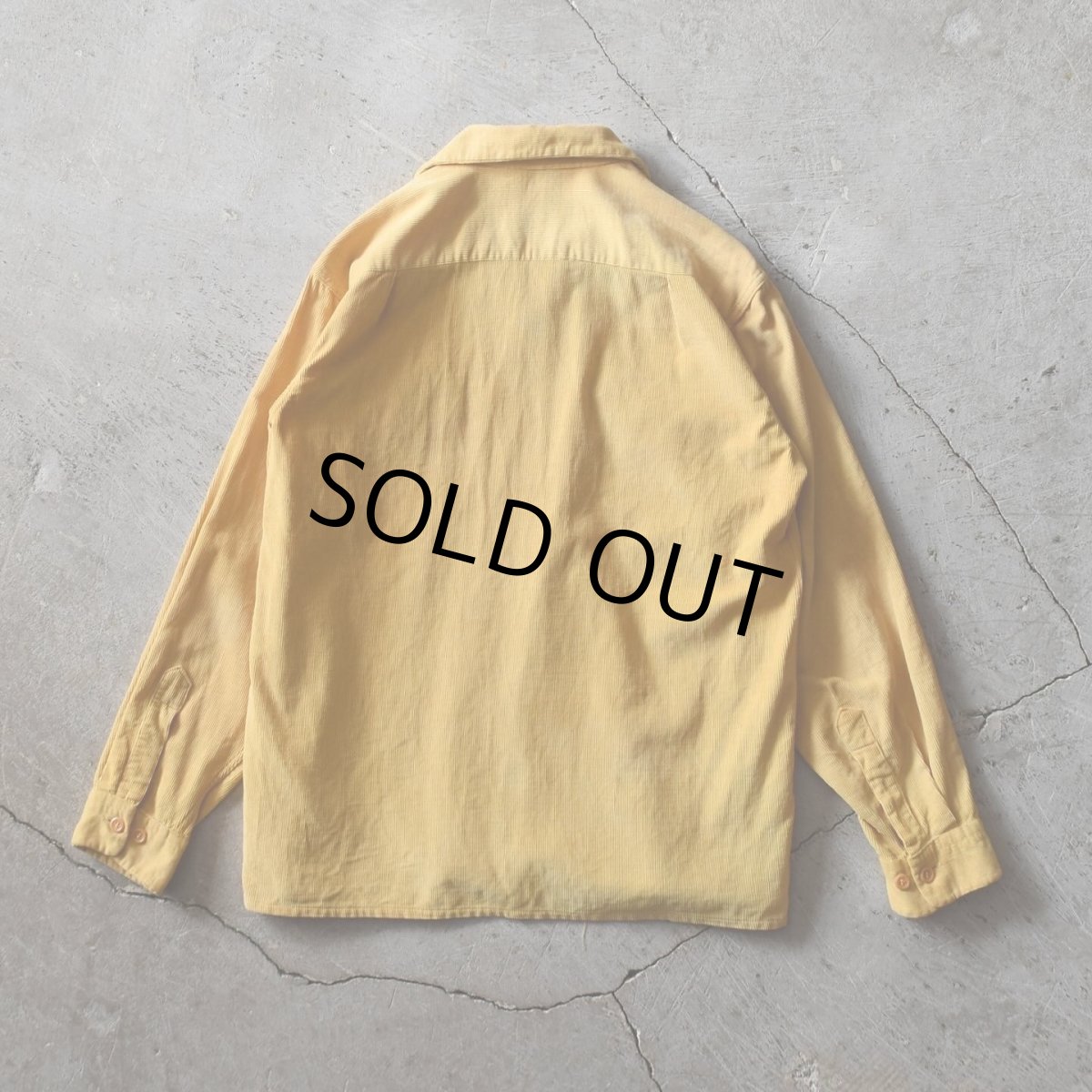 画像2: 1950s CROSS ROADS コーデュロイシャツ　 表記M  (2)