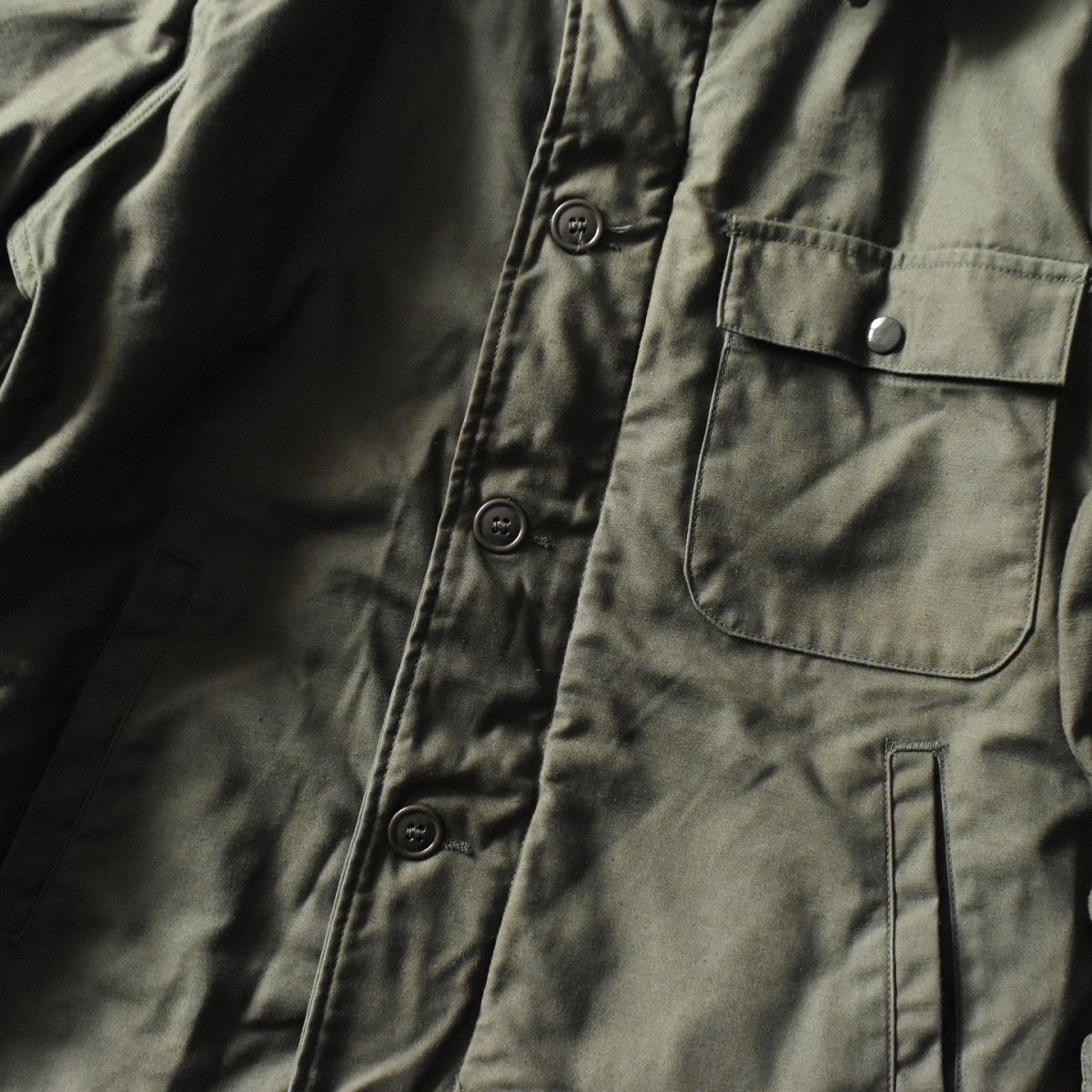 画像7: "DEAD STOCK" 　1980s US.NAVY A-2デッキジャケット　 表記SMALL  (7)
