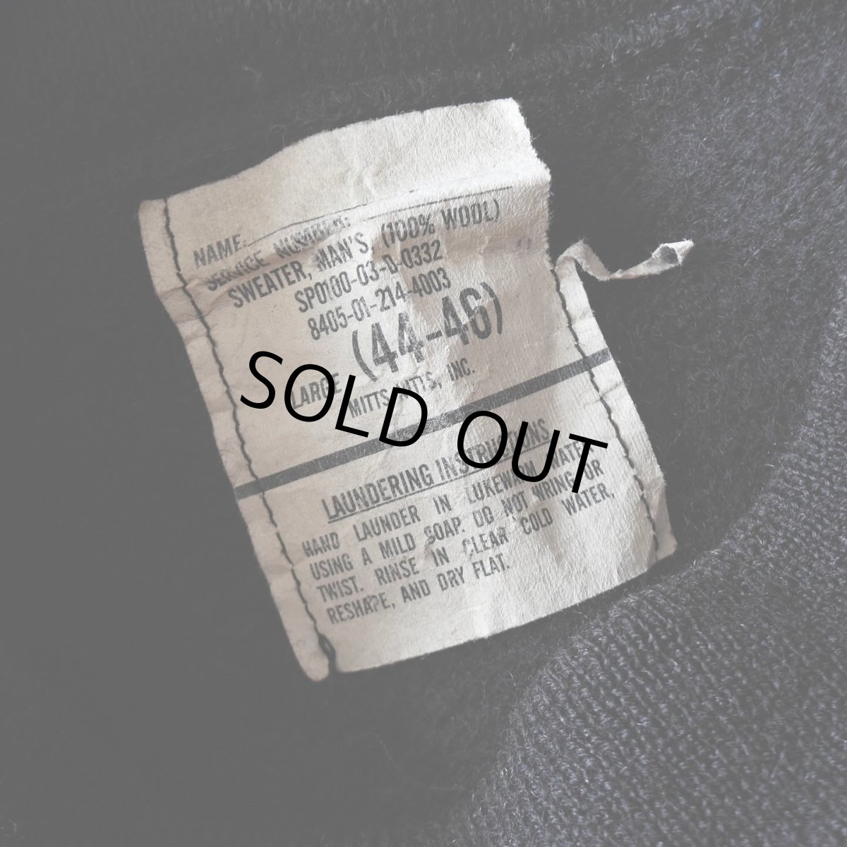 画像2: 2000s US.NAVY ゴブセーター　 表記LARGE  (2)