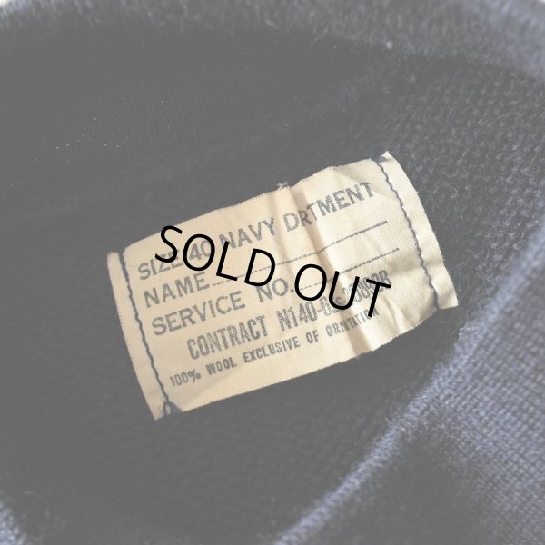 画像2: 1950s US.NAVY ゴブセーター　 "STENCIL"　 表記40 