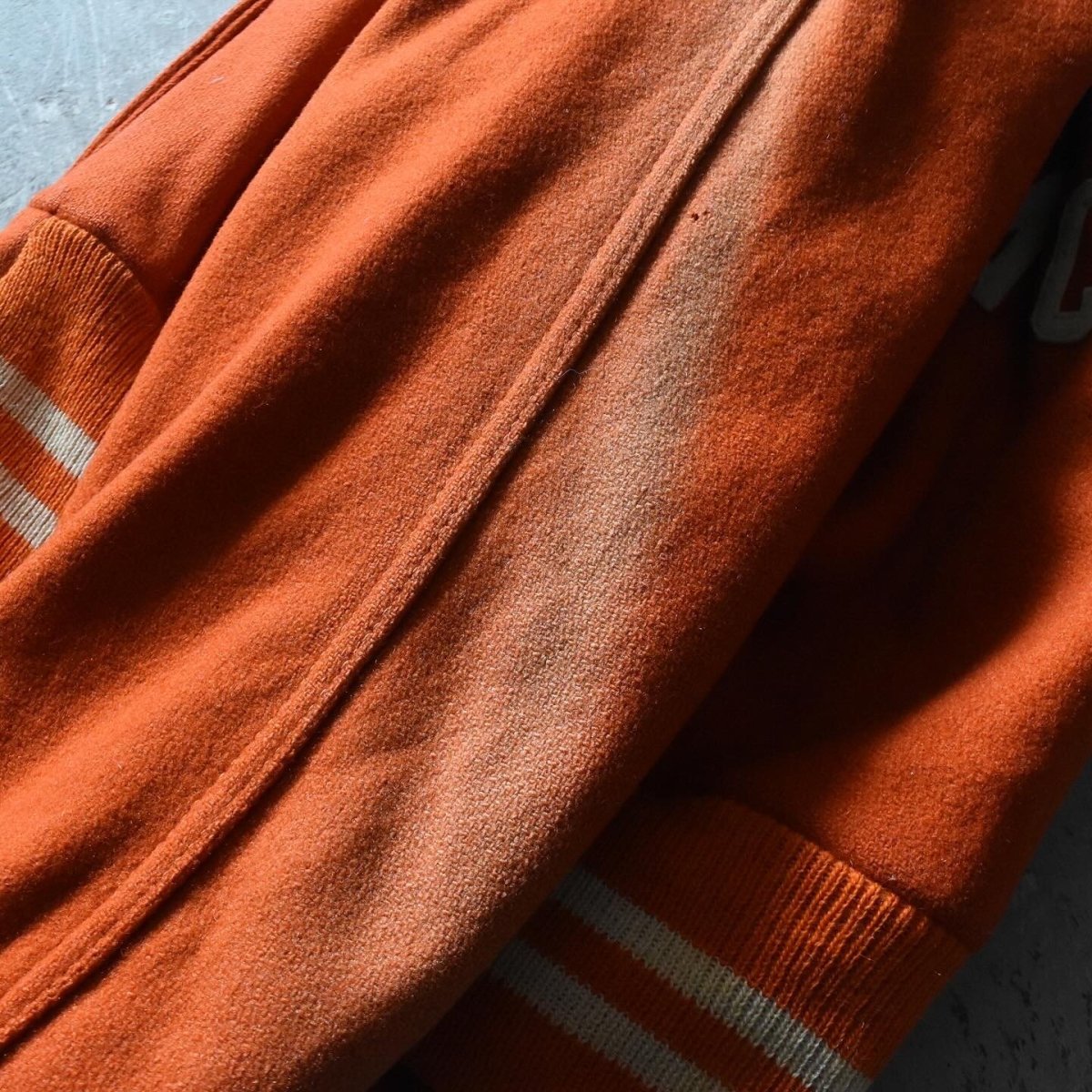 画像17: 1960s SPEEDLINE メルトンスタジャン　 "ORANGE JACKETS"　 表記Woman's 34  (17)