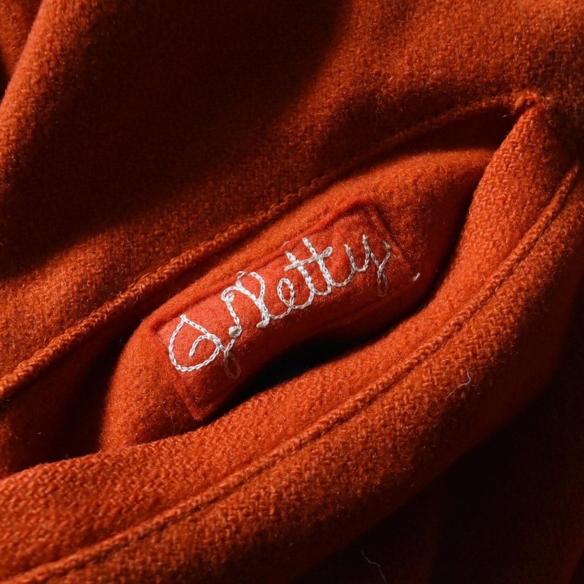 画像9: 1960s SPEEDLINE メルトンスタジャン　 "ORANGE JACKETS"　 表記Woman's 34  (9)