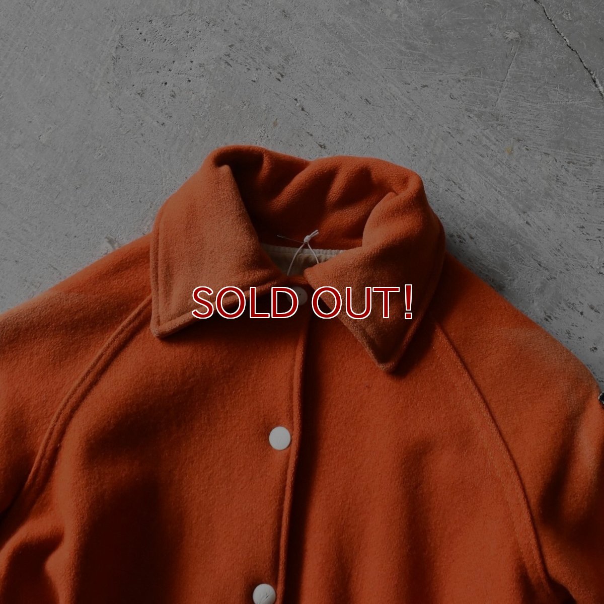 画像5: 1960s SPEEDLINE メルトンスタジャン　 "ORANGE JACKETS"　 表記Woman's 34  (5)