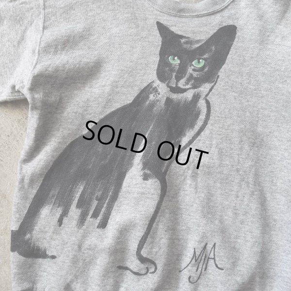 画像3: 1980s 手描きニャンニャンスウェット　 "MADE IN USA"　 実寸M 