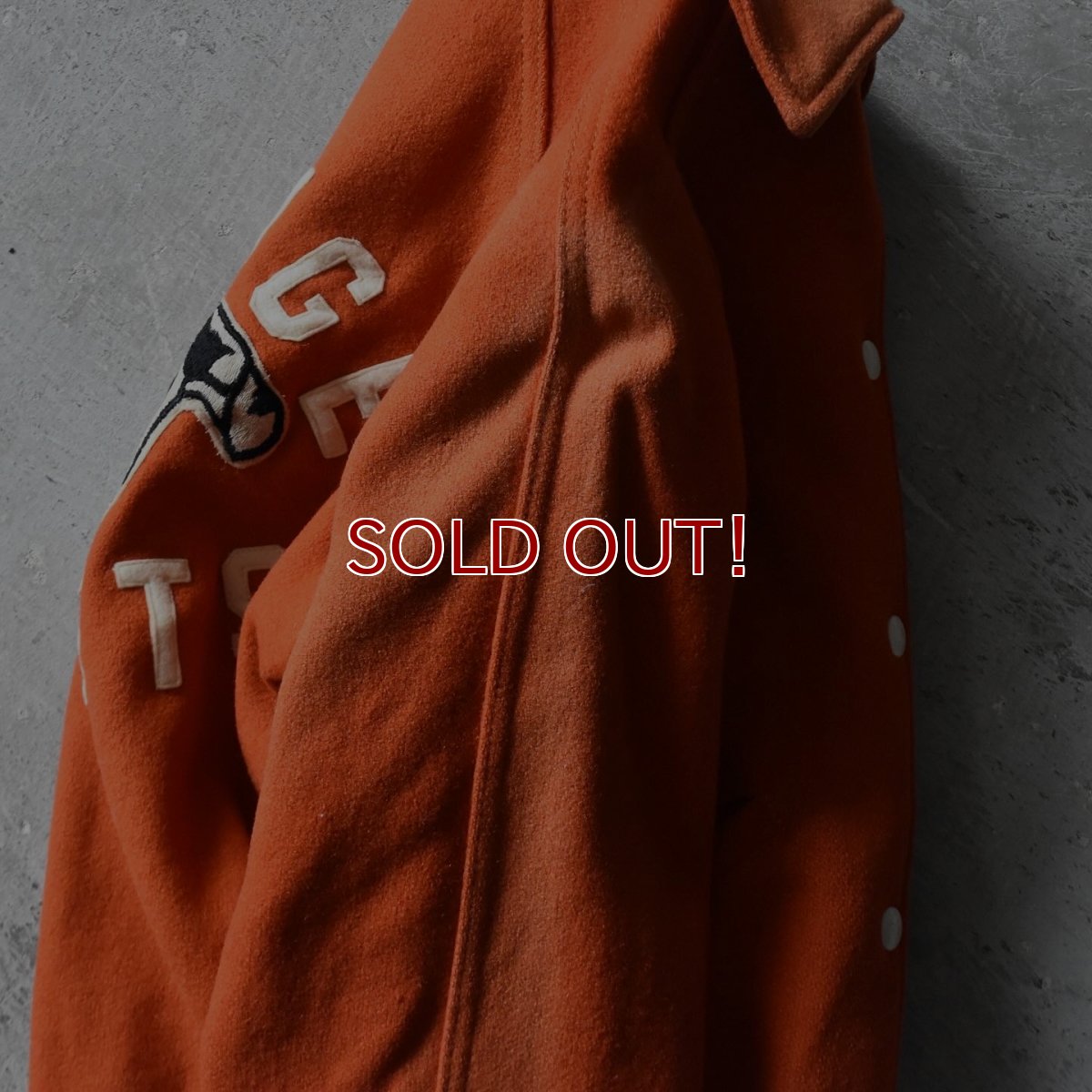 画像13: 1960s SPEEDLINE メルトンスタジャン　 "ORANGE JACKETS"　 表記Woman's 34  (13)