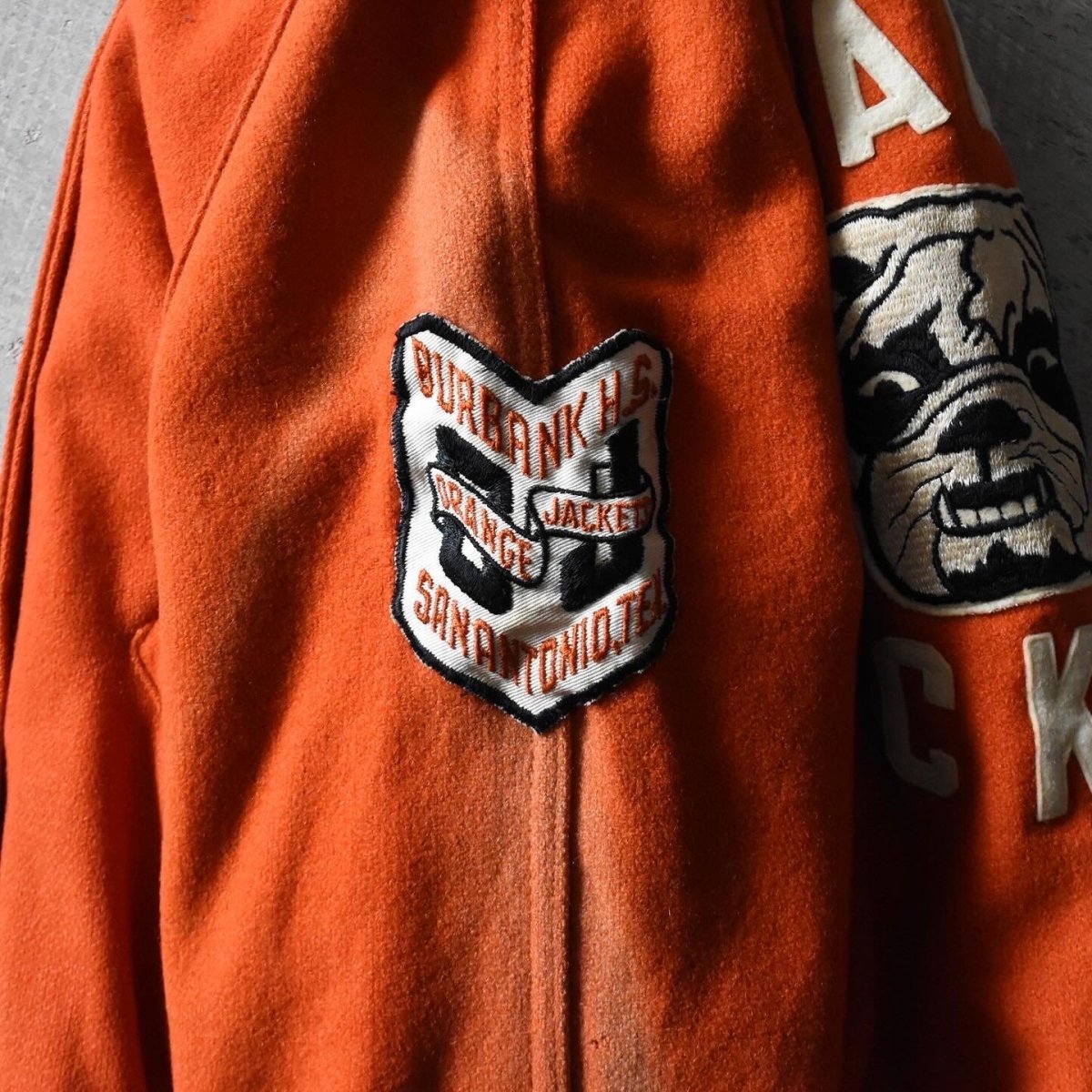 画像16: 1960s SPEEDLINE メルトンスタジャン　 "ORANGE JACKETS"　 表記Woman's 34  (16)