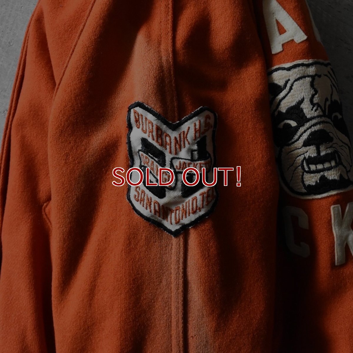 画像16: 1960s SPEEDLINE メルトンスタジャン　 "ORANGE JACKETS"　 表記Woman's 34  (16)