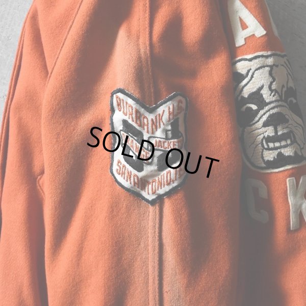 画像16: 1960s SPEEDLINE メルトンスタジャン　 "ORANGE JACKETS"　 表記Woman's 34 