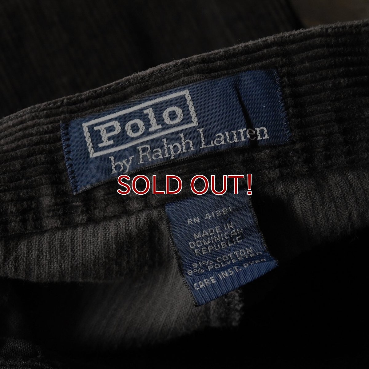 画像5: Polo by Ralph Lauren 太畝コーデュロイパンツ　 "POLO CORDS"　 表記 W35 L32  (5)