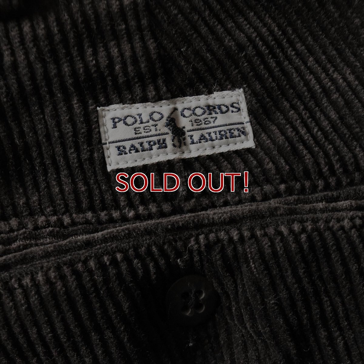 画像4: Polo by Ralph Lauren 太畝コーデュロイパンツ　 "POLO CORDS"　 表記 W35 L32  (4)
