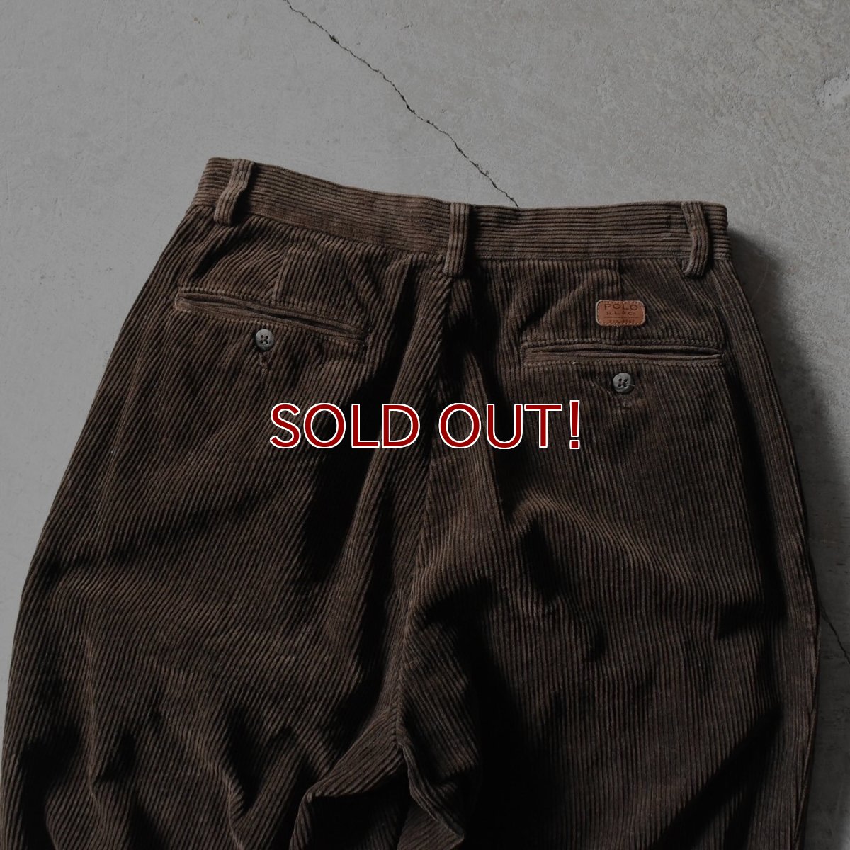 画像8: Polo by Ralph Lauren 太畝コーデュロイパンツ　 "ANDREW PANT"　 表記 W31 L32  (8)