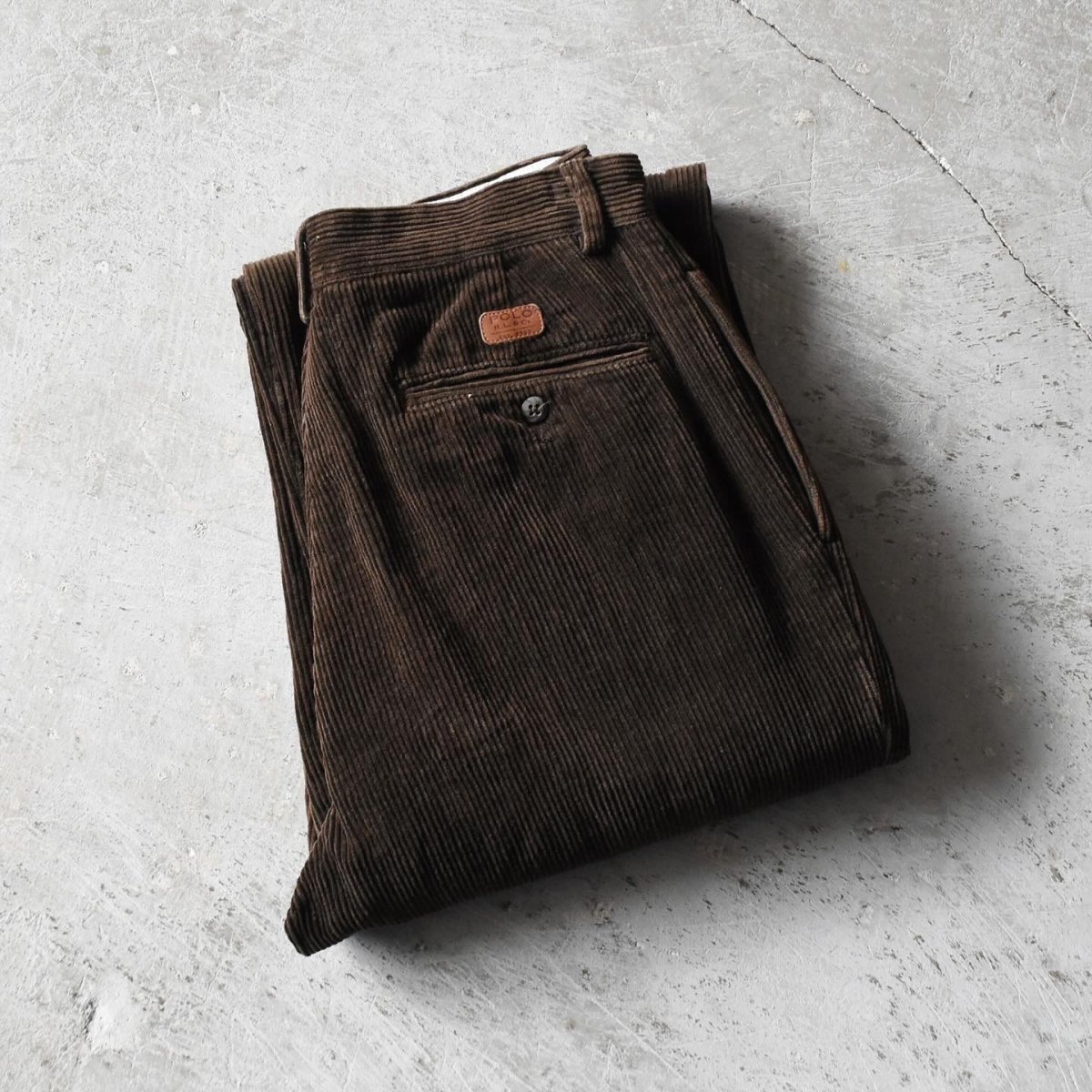画像1: Polo by Ralph Lauren 太畝コーデュロイパンツ　 "ANDREW PANT"　 表記 W31 L32  (1)