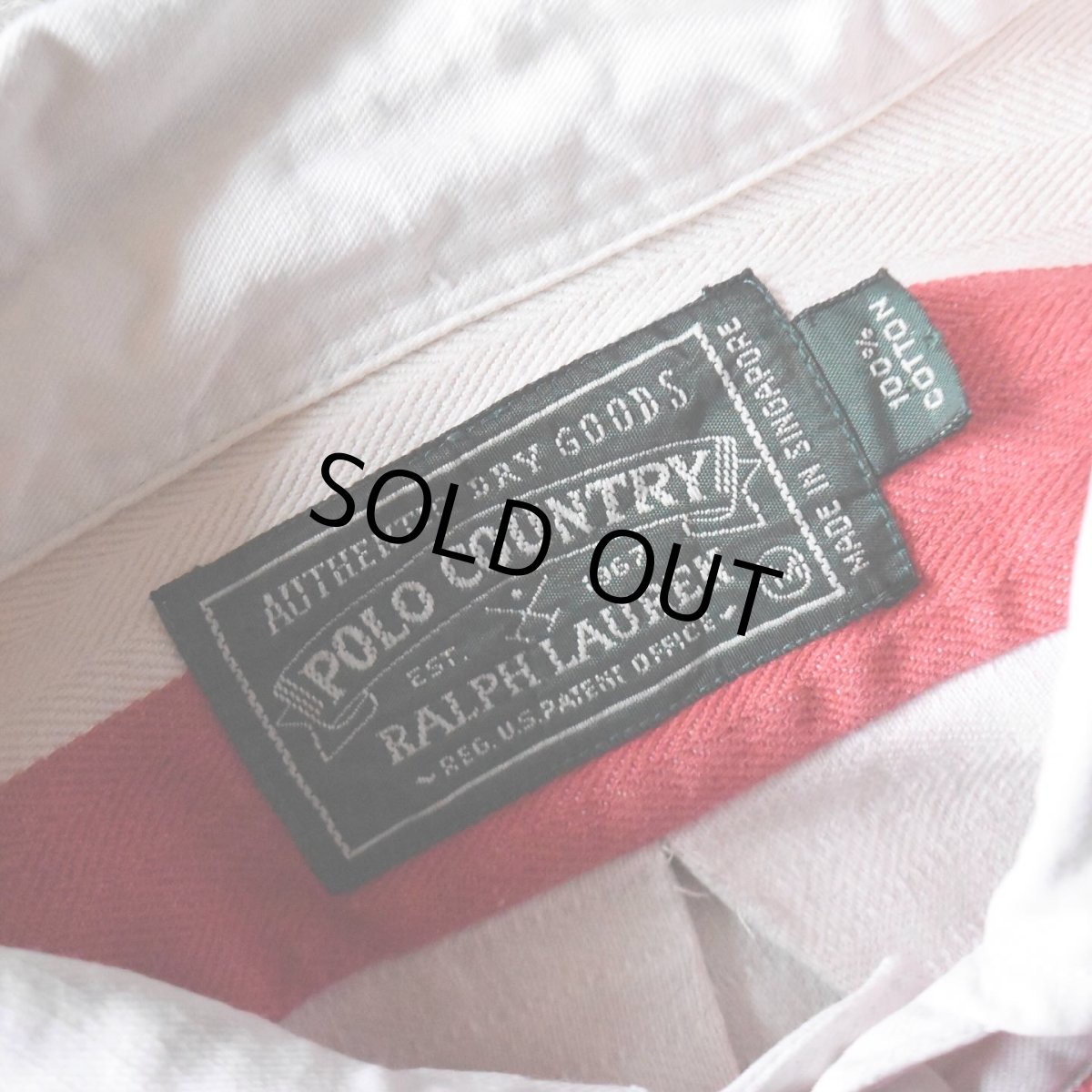 画像3: 1990s POLO COUNTRY ヘリンボーンラガーシャツ　 表記M  (3)