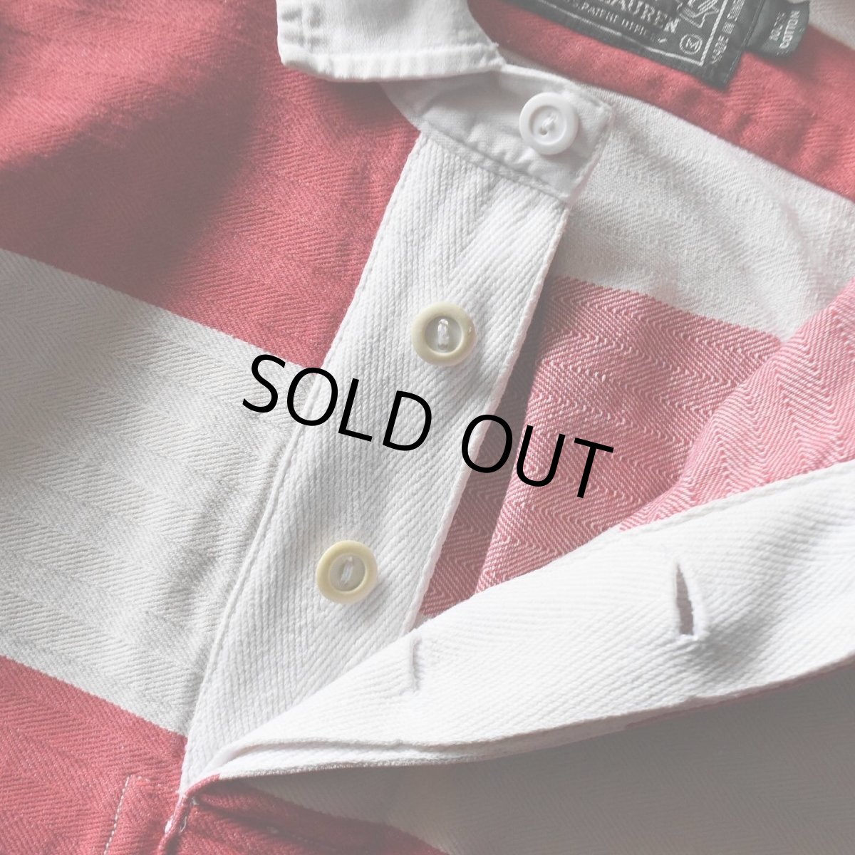 画像5: 1990s POLO COUNTRY ヘリンボーンラガーシャツ　 表記M  (5)