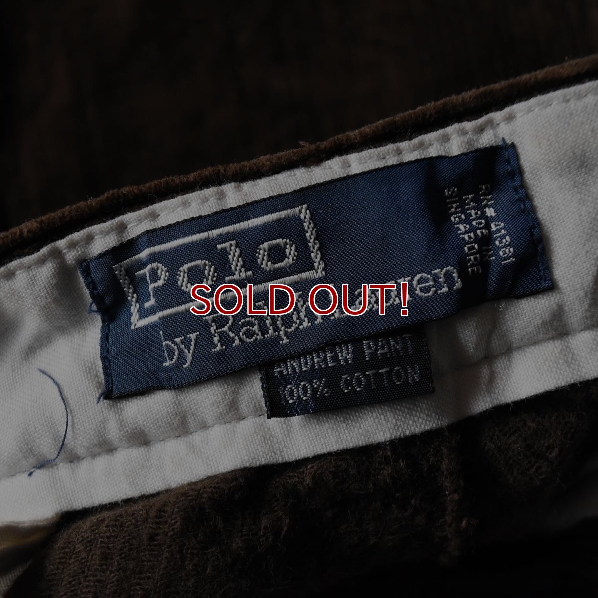 画像5: Polo by Ralph Lauren 太畝コーデュロイパンツ　 "ANDREW PANT"　 表記 W31 L32  (5)